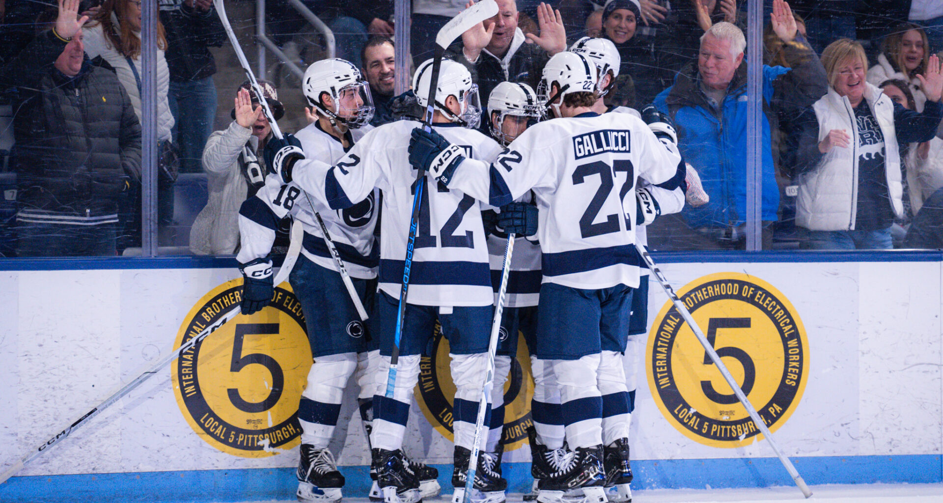 No. 5 Penn State Men's Hockey Rallies To Beat No. 14 Arizona State 6-3 To Open Season