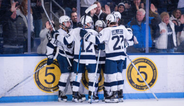 No. 5 Penn State Men's Hockey Rallies To Beat No. 14 Arizona State 6-3 To Open Season