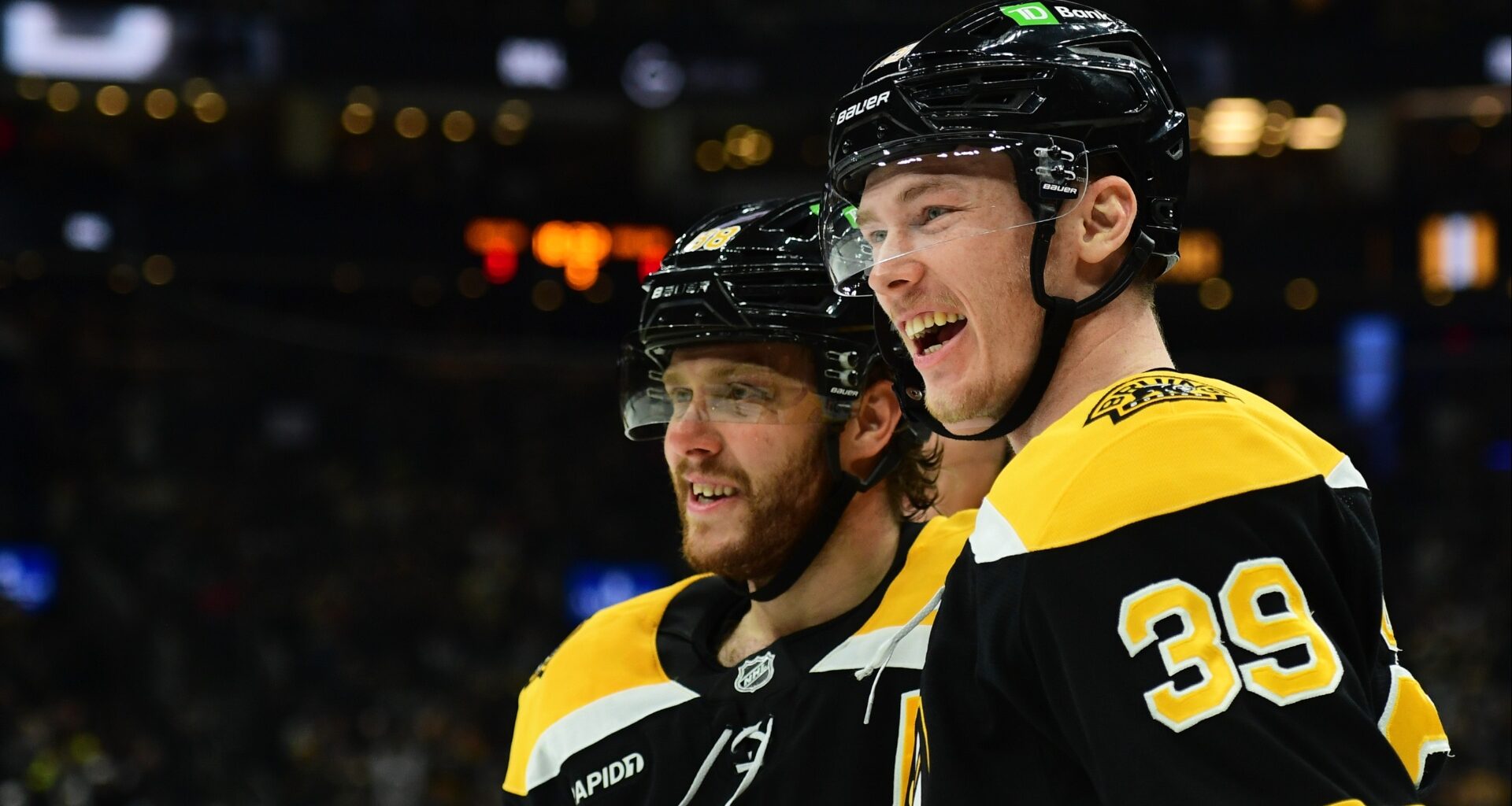 David Pastrnak Shares Lofty Prediction For Bruins' Morgan Geekie