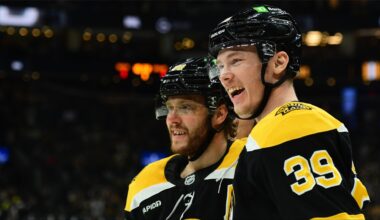David Pastrnak Shares Lofty Prediction For Bruins' Morgan Geekie