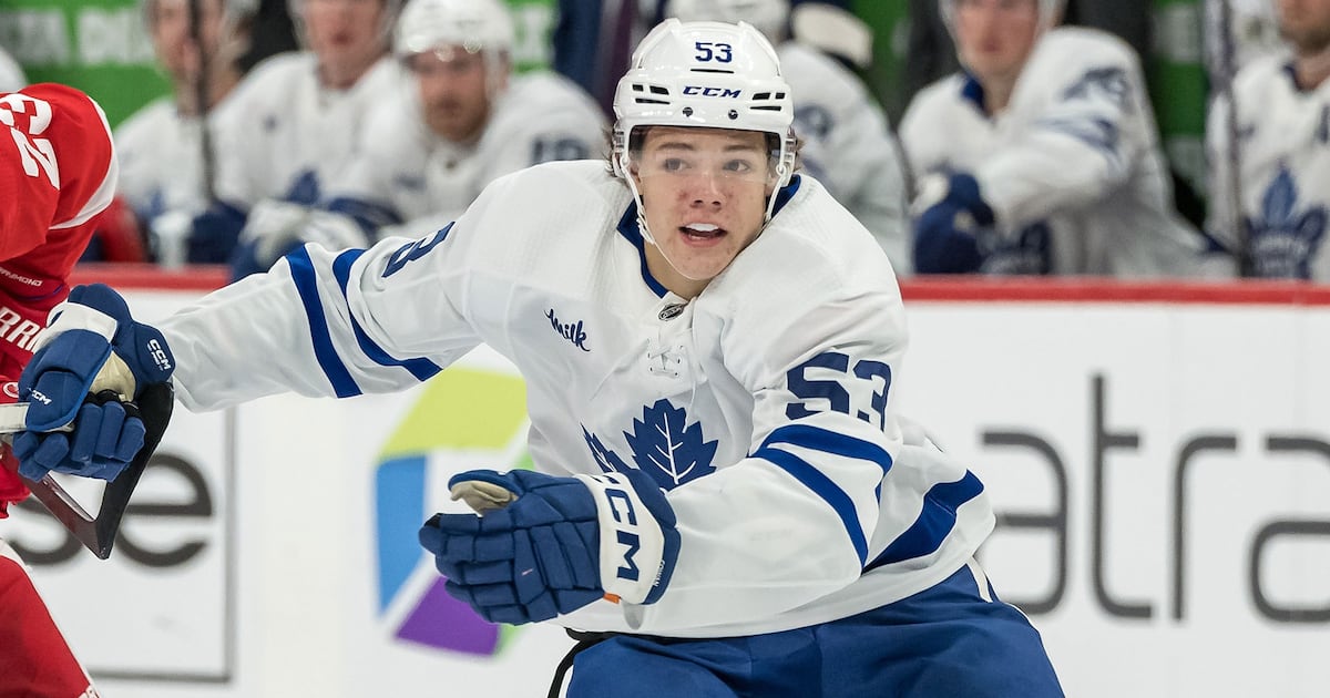 Easton Cowan making most of chance on Maple Leafs top line