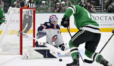 Merzlikins Shines in Blue Jackets' 5-1 Win Over Stars - The Hockey Writers - Columbus Blue Jackets