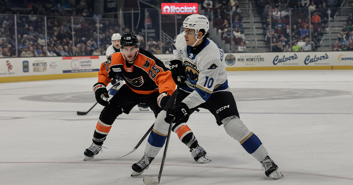 Cleveland Monsters | MONSTERS BATTLE TO SHOOTOUT BUT FALL 3-2 TO…