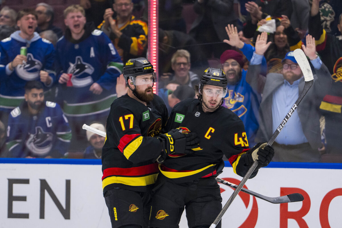 Filip Hronek Quinn Hughes Vancouver Canucks