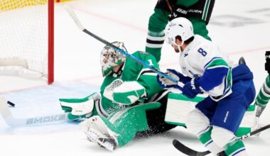 Nightmare second period dooms Dallas Stars vs. Vancouver Canucks in first loss of season