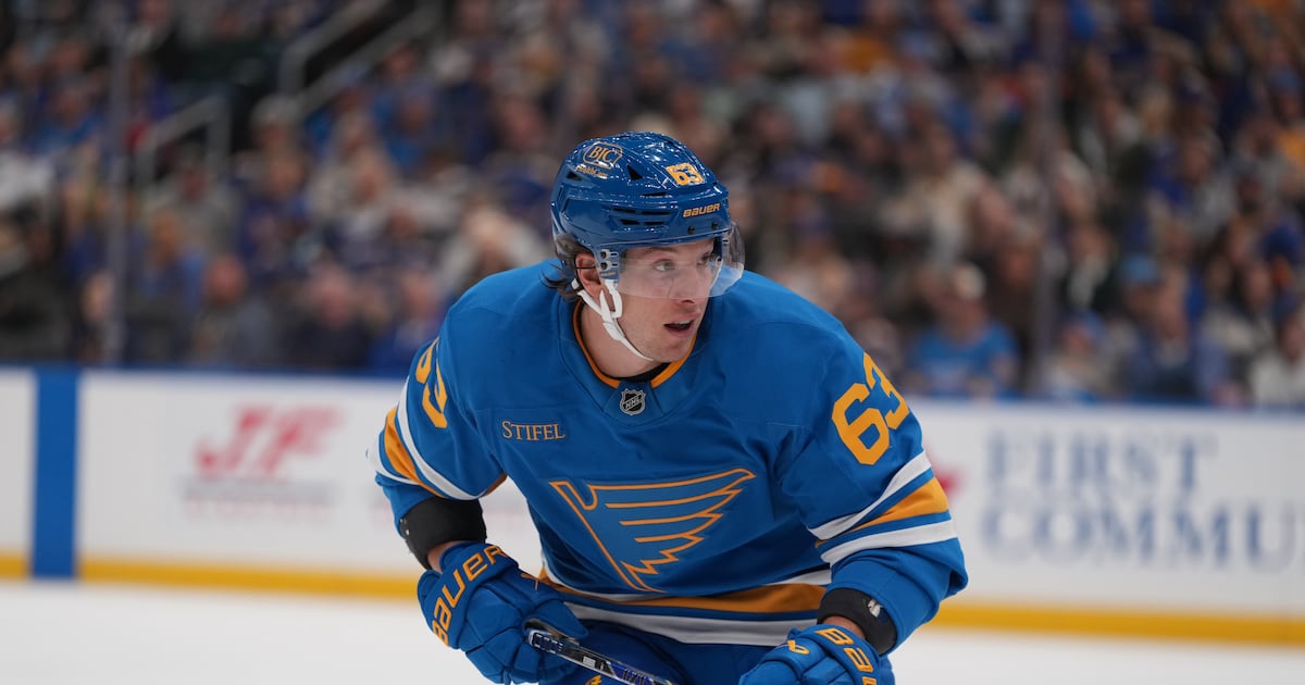 St. Louis Blues lose F Jake Neighbours for five weeks after dominant start to year