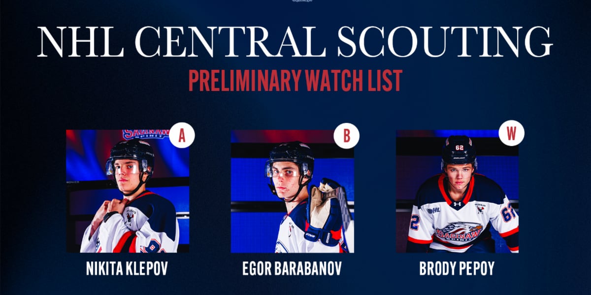 Klepov, Barabanov, Pepoy make NHL Central Scouting’s preliminary watch list