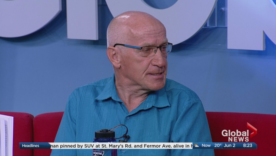 Click to play video: 'Grandpa racing across a country to save a child’s life'