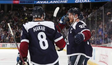 Landeskog, Makar set the record straight on Avalanche's football fandom