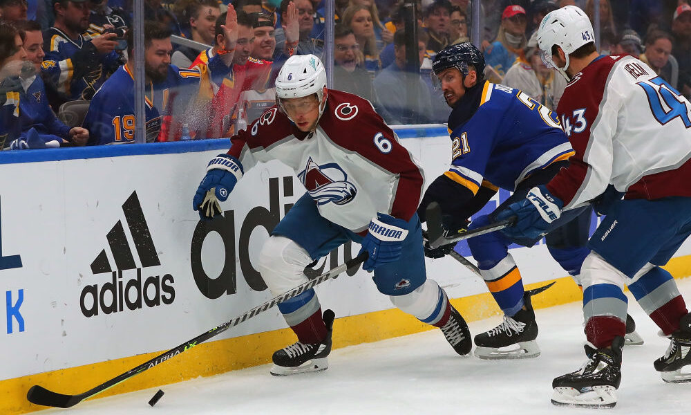 Erik Johnson relives his famous assist in Game 6 against Blues in 2022