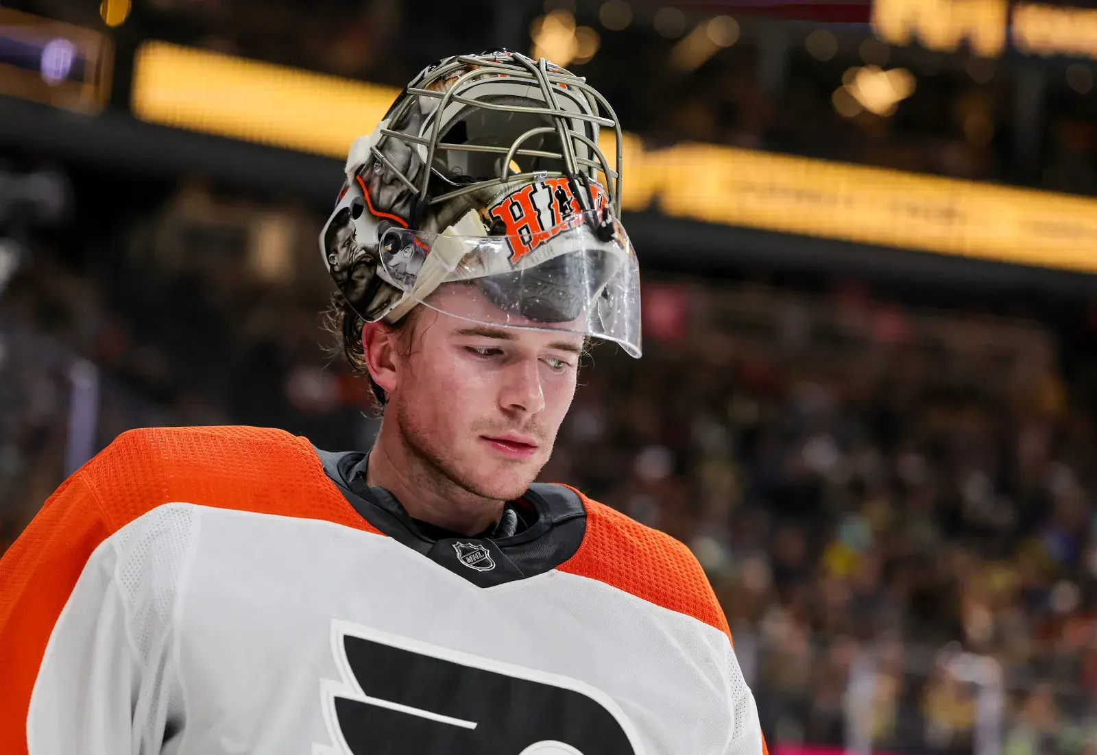 Goaltender Carter Hart was just signed by the Vegas Golden Knights on a professional tryout.