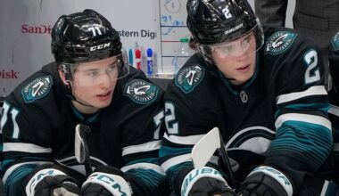 San Jose Sharks Young Guns Macklin Celebrini and Will Smith Join The Spittin' Chiclets Pacific Preview