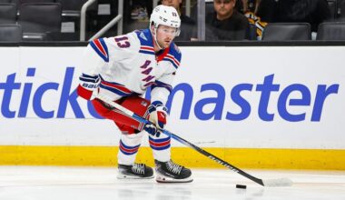 Alexis Lafreniere helped set tone for Rangers' first win