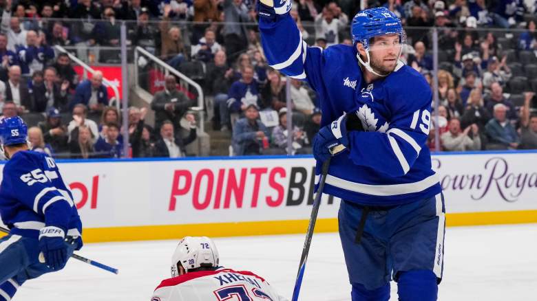 Calle Jarnkrok of the Toronto Maple Leafs