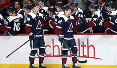 Nathan MacKinnon, Martin Necas look electric together