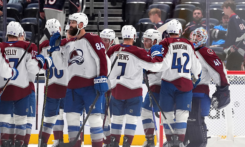 Hot Avalanche start means leap in NHL power rankings, behind only two teams