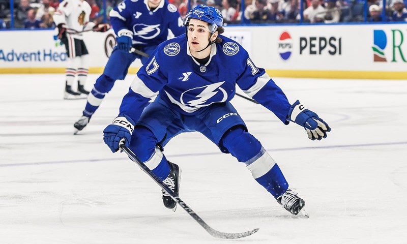 Dominic James Makes NHL Debut