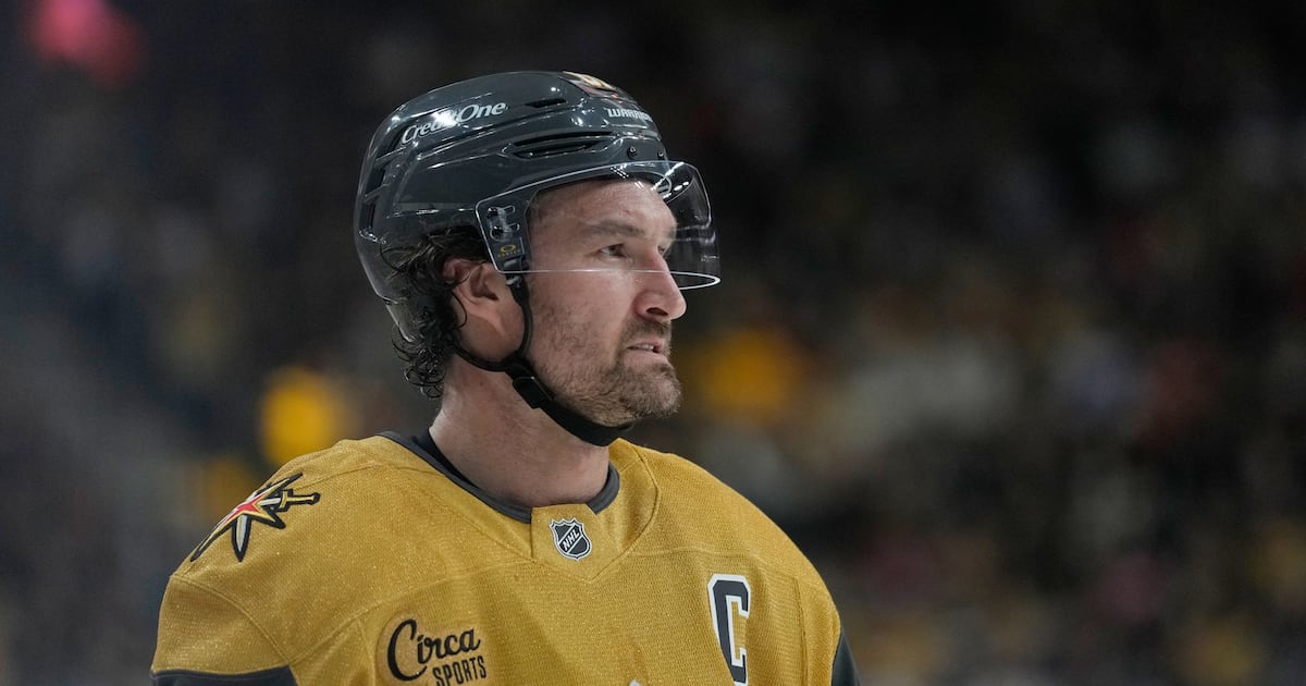 Mark Stone exits early in Vegas Golden Knights’ victory over Calgary Flames