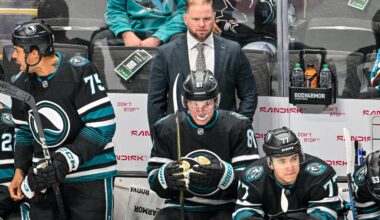 San Jose Sharks head coach Ryan Warsofsky