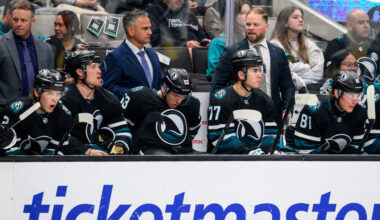 San Jose Sharks head coach Ryan Warsofsky