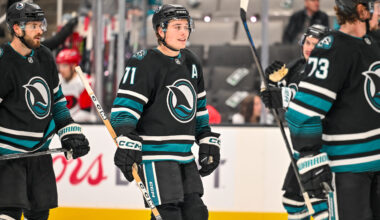San Jose Sharks center Macklin Celebrini