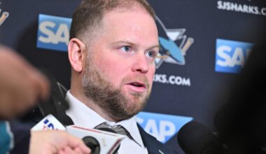 San Jose Sharks head coach Ryan Warsofsky