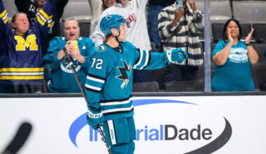 San Jose Sharks forward William Eklund