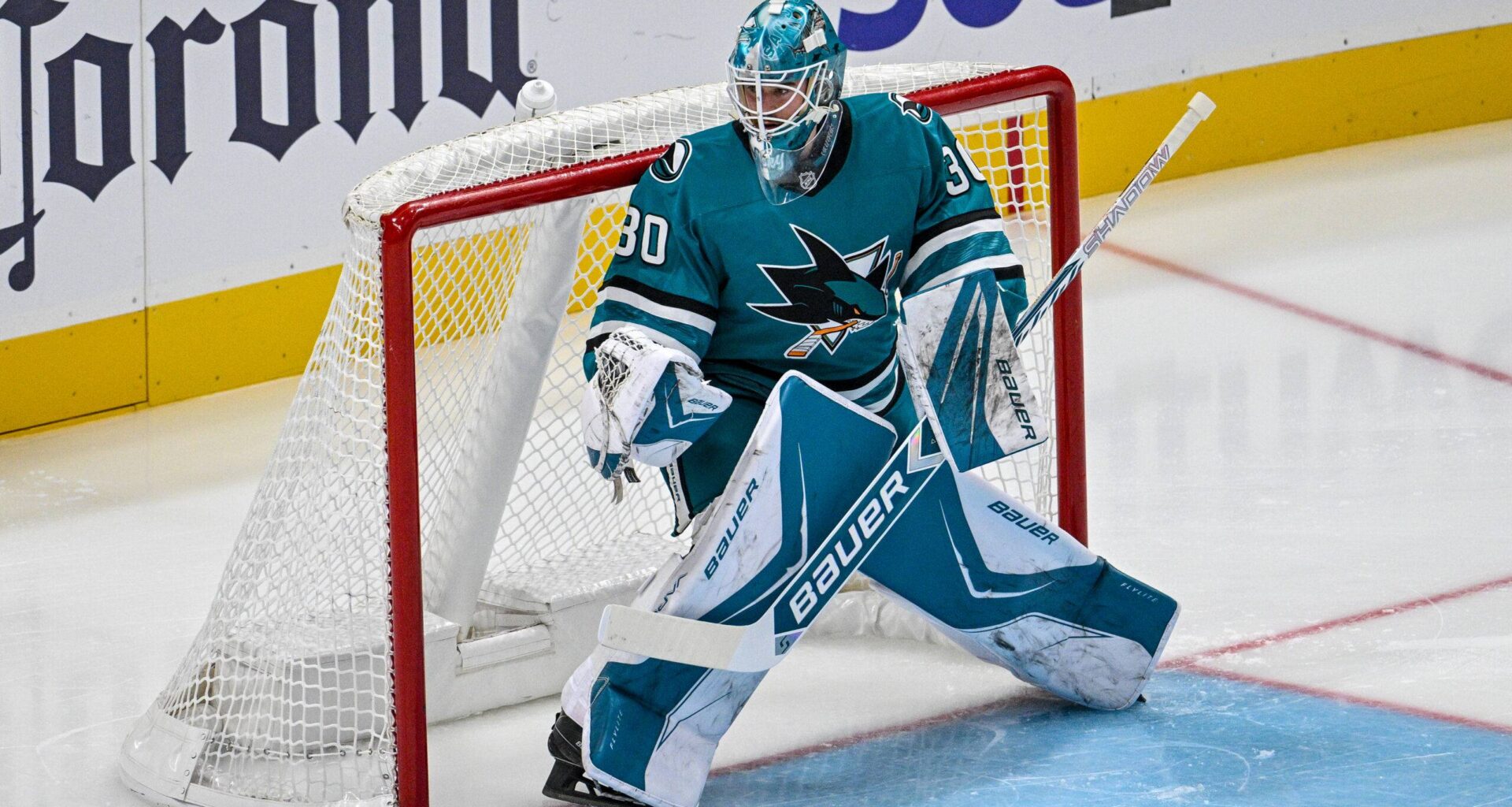 San Jose Sharks goalie Yaroslav Askarov