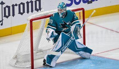 San Jose Sharks goalie Yaroslav Askarov