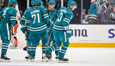 San Jose Sharks defenseman John Klingberg