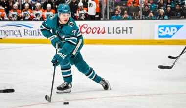 San Jose Sharks forward Macklin Celebrini