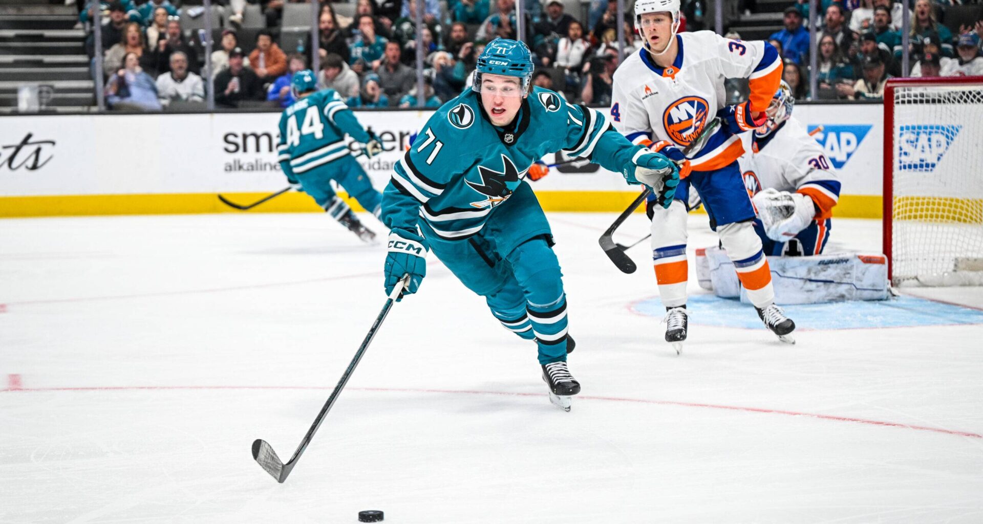San Jose Sharks forward Macklin Celebrini