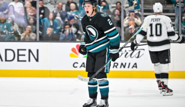 San Jose Sharks forward Will Smith