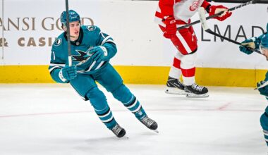 San Jose Sharks center Macklin Celebrini
