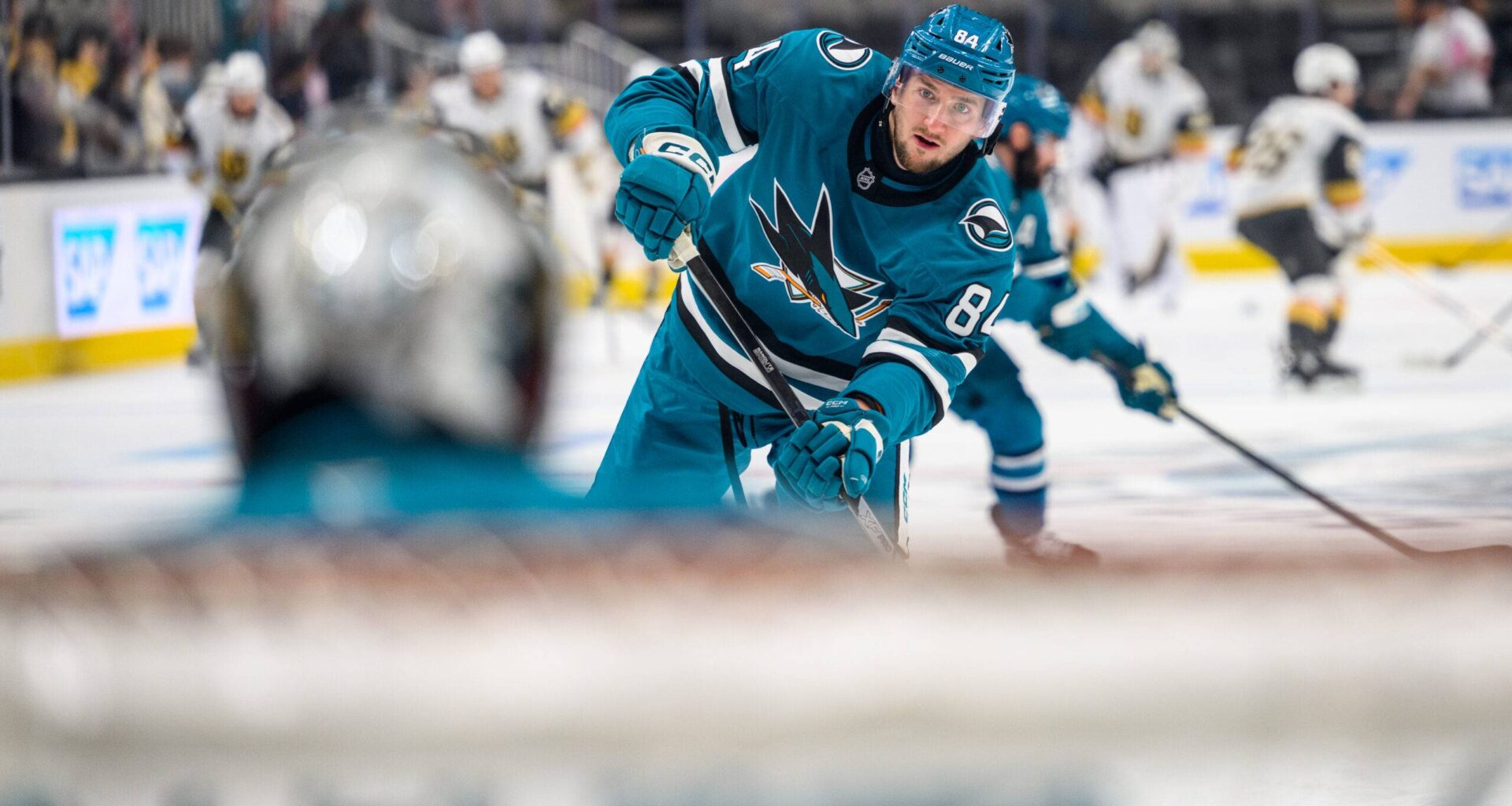 San Jose Sharks forward Pavol Regenda