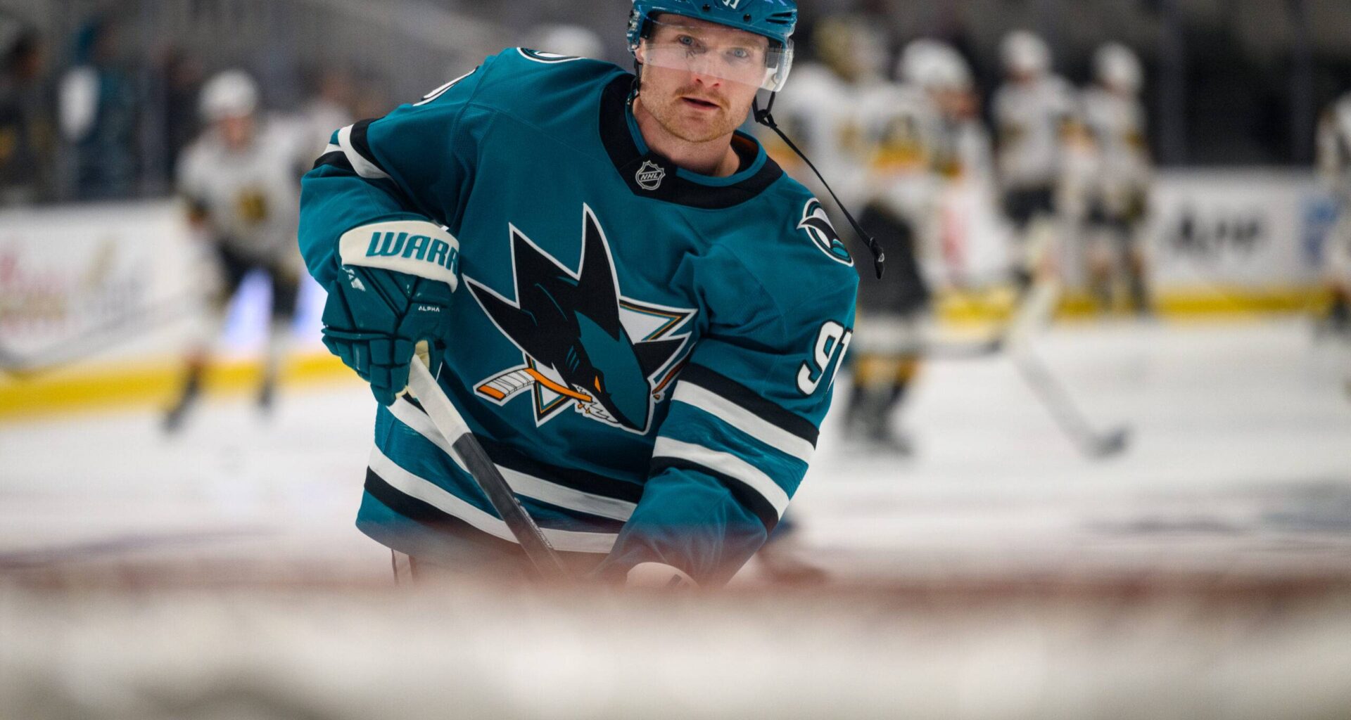 San Jose Sharks forward Carl Grundstrom