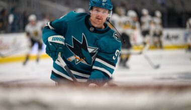 San Jose Sharks forward Carl Grundstrom