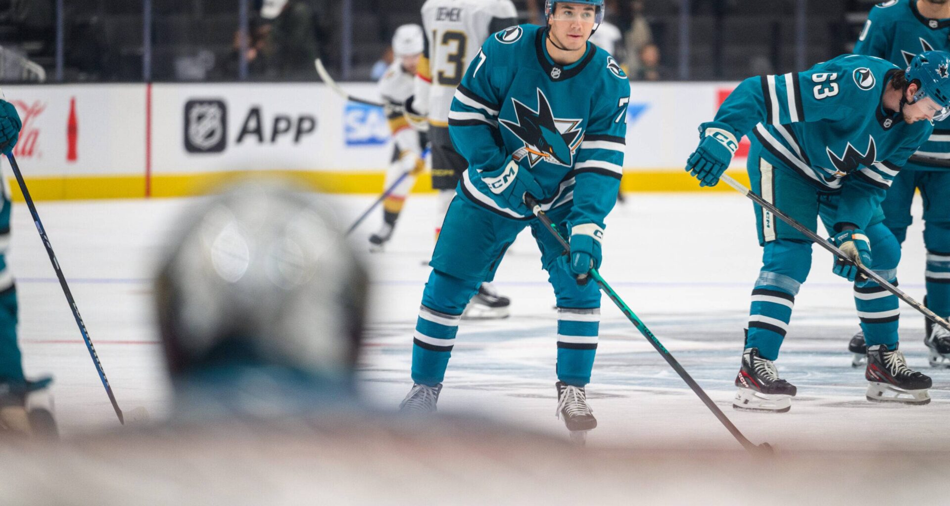 San Jose Sharks forward Michael Misa