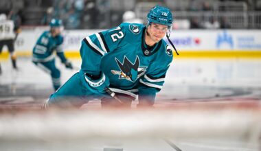 San Jose Sharks forward William Eklund