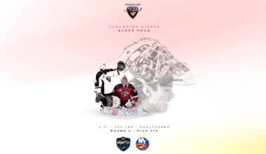 Giants Goaltender Hood Selected by Islanders in 2025 NHL Entry Draft