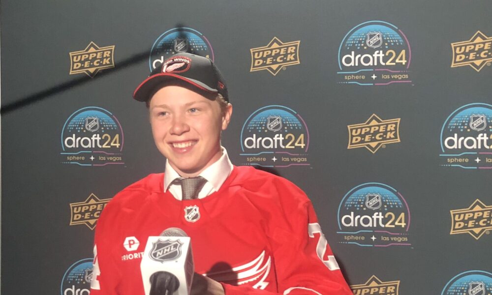 Max Plante, Red Wings, son of Derek