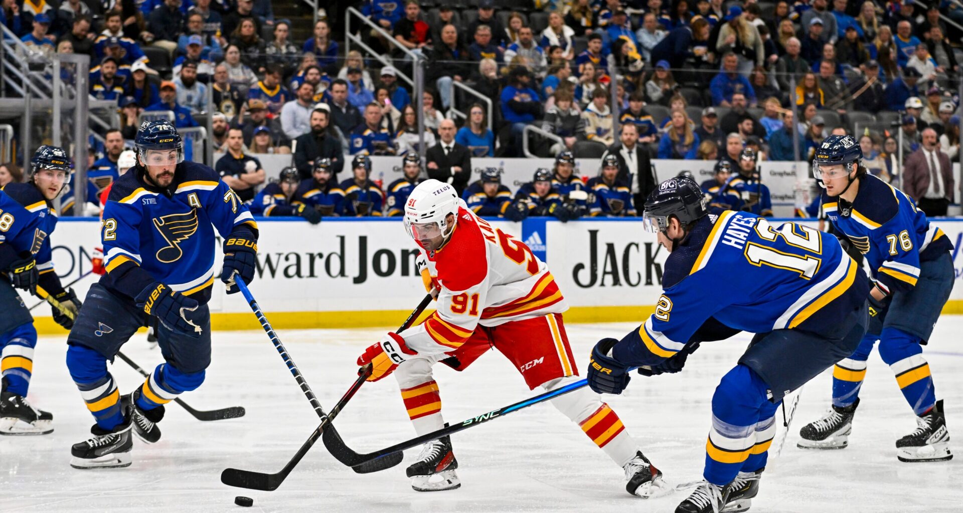 Oct. 10 Flames vs Blues