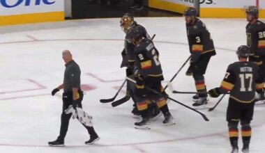 UPDATED: Golden Knights Goaltender Injured Against Hurricanes