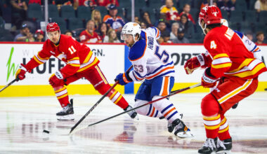 Projected Lineups for Flames vs Oilers – 10/8/25 - The Hockey Writers - Projected Lineups