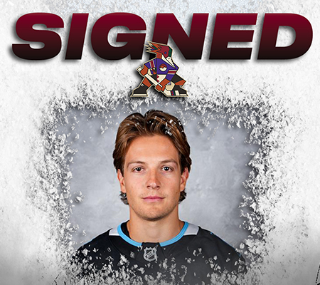 Forward Jack Ricketts Signs One-Year AHL Contract with Tucson Roadrunners