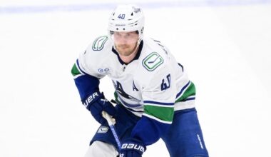 Elias Pettersson snaps goal drought, but pressure remains on in Vancouver Canucks