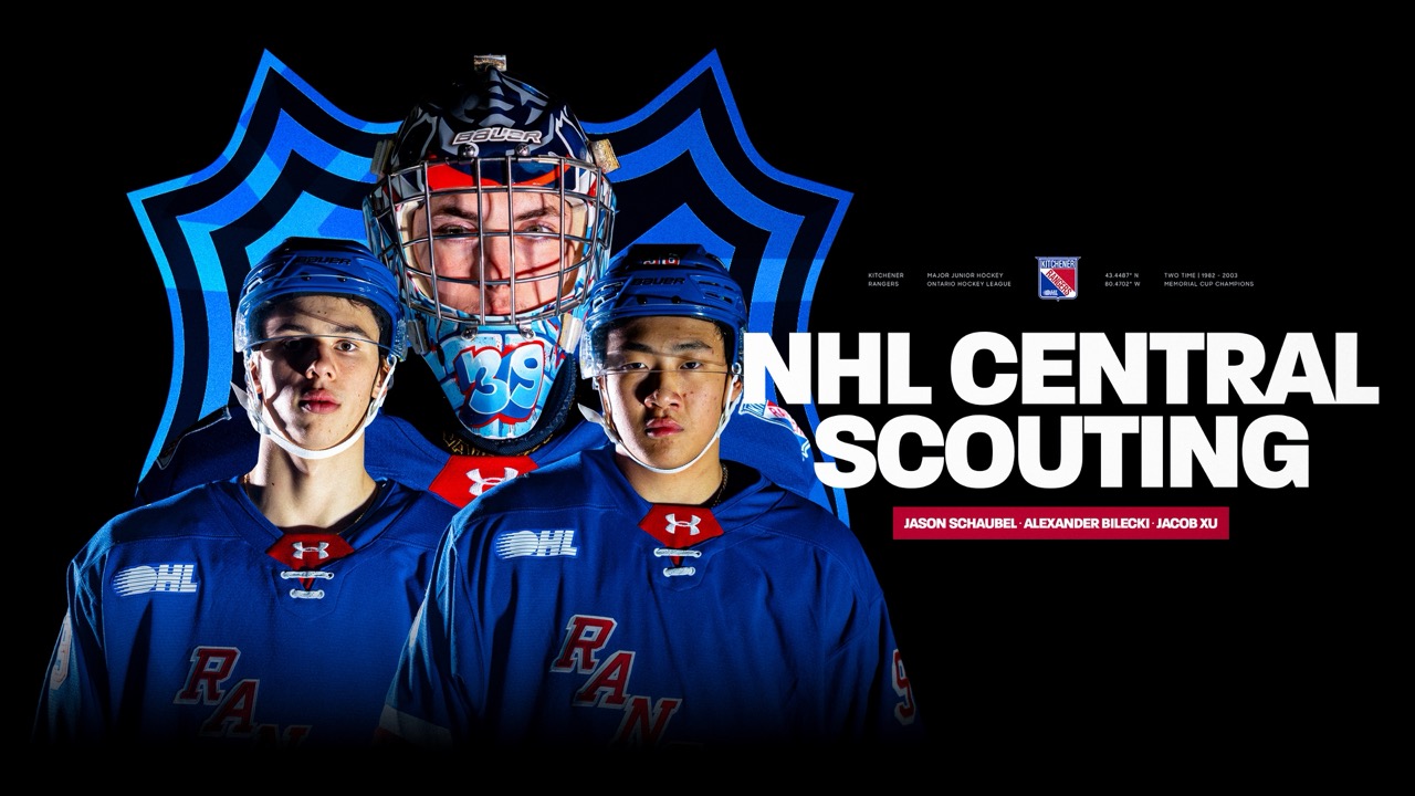 Press Release: Three Kitchener Rangers Named to NHL Central Scouting Preliminary Players to Watch List