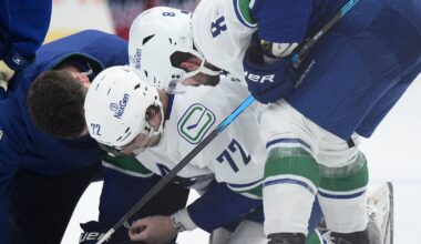 Vancouver Canucks forwards Filip Chytil, Jonathan Lekkerimaki won’t return vs. Capitals