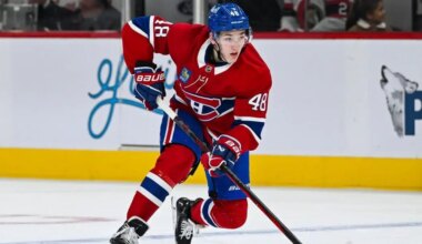 Montréal Canadiens Extend Lane Hutson