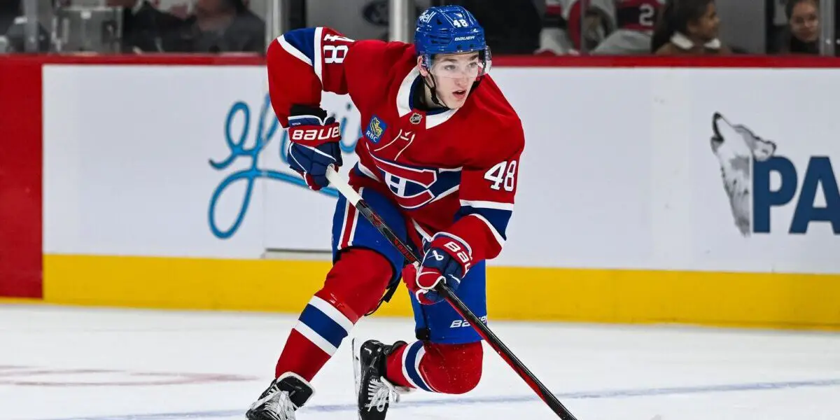 Montréal Canadiens Extend Lane Hutson